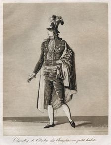 "Chevalier de l'Ordre des Seraphins en petit habit", 1780s. Creator: Johan Abraham Aleander