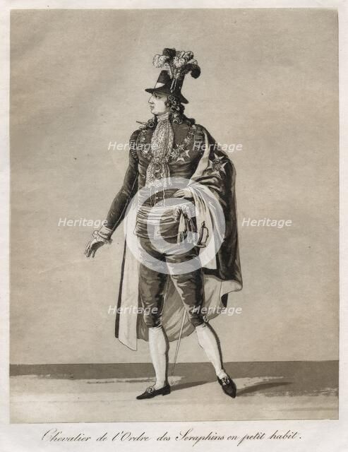 "Chevalier de l'Ordre des Seraphins en petit habit", 1780s.  Creator: Johan Abraham Aleander.