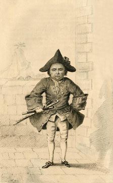 Chevalier Desseasau, Remarkable for his Vanity 1821. Creator: Robert Cooper