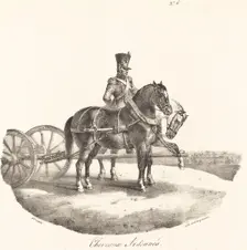Cheveaux des Ardennes, 1822. Creator: Theodore Gericault