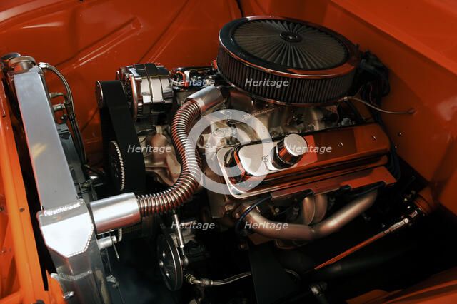 Chevrolet Model 3A Truck 1957. Artist: Simon Clay.