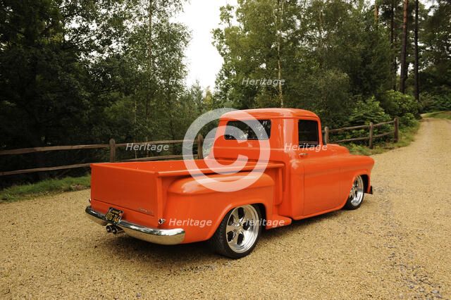 Chevrolet Model 3A Truck 1957. Artist: Simon Clay.