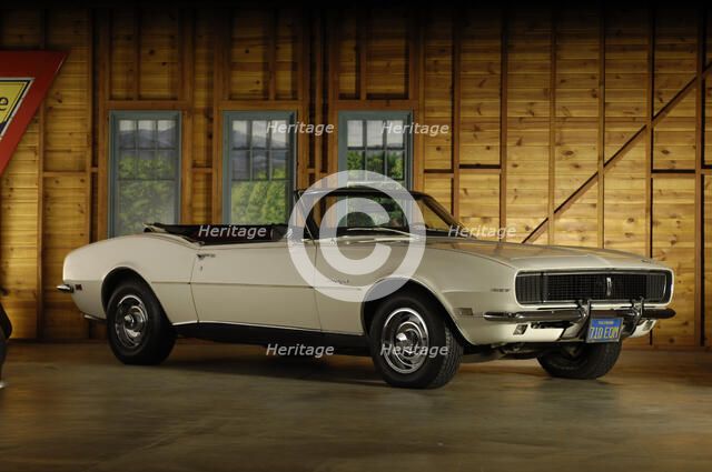 Chevrolet Camaro 327 rally sport Convertible 1968. Artist: Simon Clay.