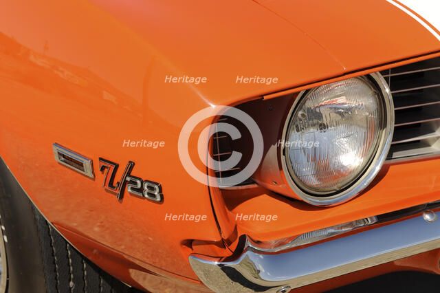 Chevrolet Camaro Z28 1969. Artist: Simon Clay.