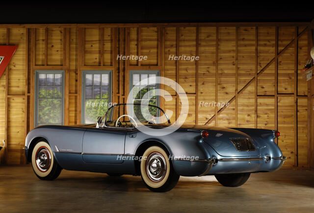 Chevrolet Corvette 1954 . Artist: Simon Clay.