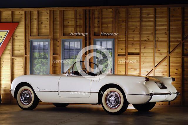 Chevrolet Corvette 1954 . Artist: Simon Clay.