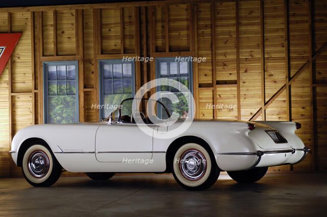 Chevrolet Corvette 1954 . Artist: Simon Clay.