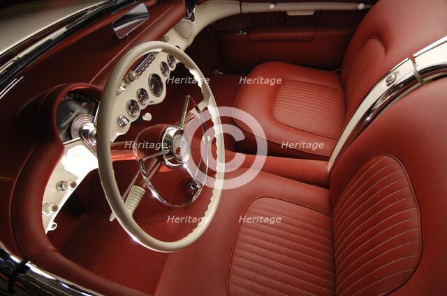 Chevrolet Corvette 1954 . Artist: Simon Clay.