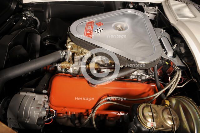 Chevrolet Corvette cv 427 1967. Artist: Simon Clay.