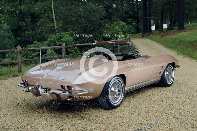 Chevrolet Corvette Stingray convertible 1964. Artist: Simon Clay.