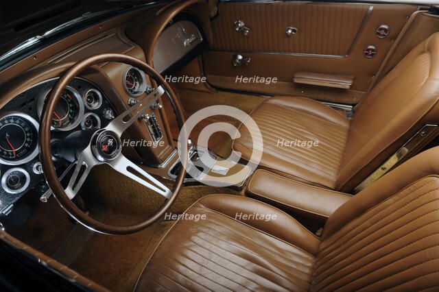 Chevrolet Corvette Stingray convertible 1964. Artist: Simon Clay.