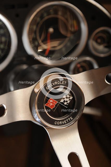 Chevrolet Corvette Stingray convertible 1964. Artist: Simon Clay.