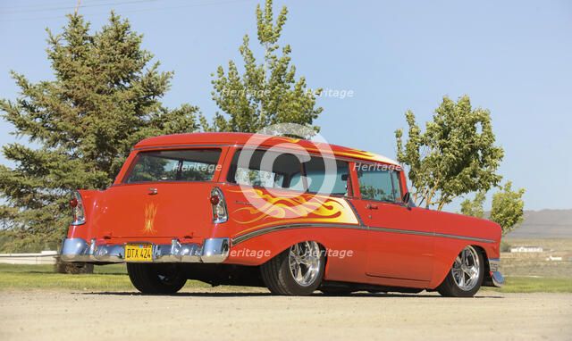 Chevrolet Handyman custom 1956. Artist: Simon Clay.