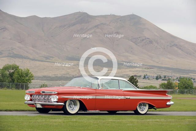 Chevrolet Impala Bubble top 1959. Artist: Simon Clay.