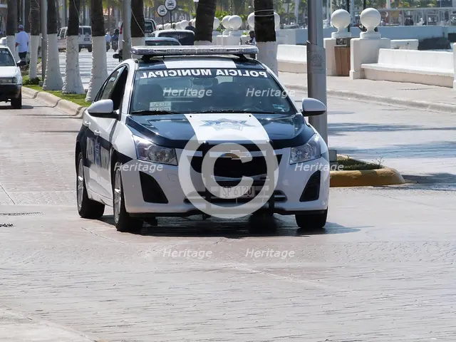 Chevrolet Police car in Cozumel, Mexico 2015. Creator: Unknown.