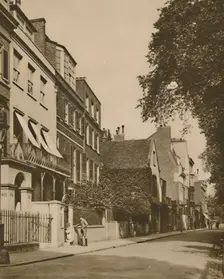 Cheyne Walk, A Demure Road Looking Over The River, Is Rich In Memories c1935. Creator: Unknown
