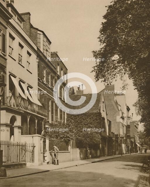 'Cheyne Walk, A Demure Road Looking Over The River, Is Rich In Memories', c1935. Creator: Unknown.