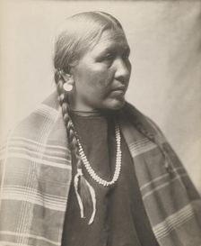 Cheyenne matron, 1905. Creator: Edward Sheriff Curtis