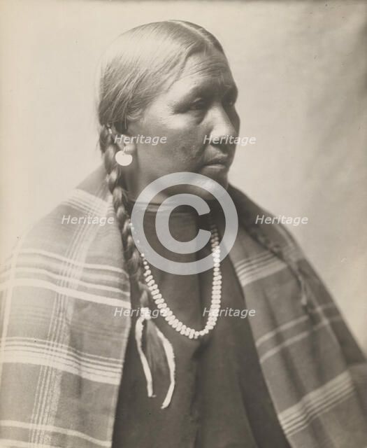 Cheyenne matron, 1905. Creator: Edward Sheriff Curtis.