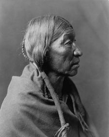 Cheyenne profile, c1910. Creator: Edward Sheriff Curtis