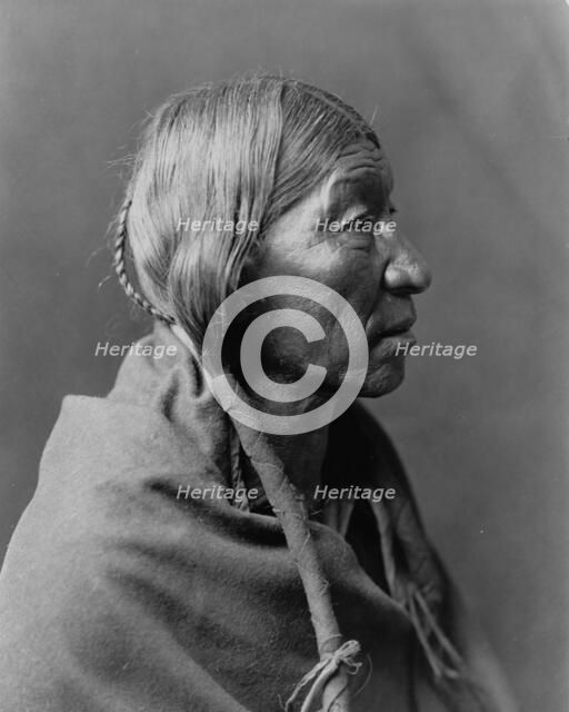 Cheyenne profile, c1910. Creator: Edward Sheriff Curtis.