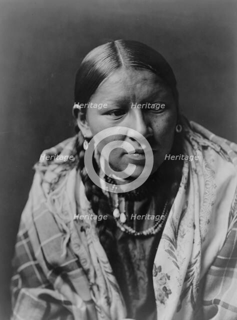 Cheyenne young woman, c1910. Creator: Edward Sheriff Curtis.