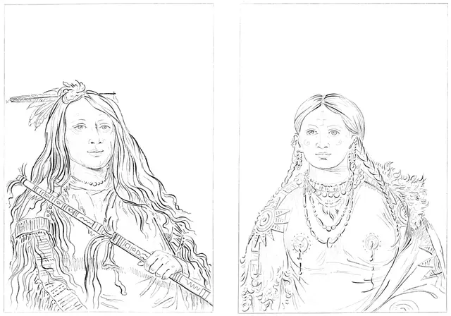 Cheyennes, 1841.Artist: Myers and Co