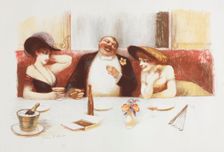 Chez Durand, 1904. Creator: Jean Veber (French, 1868-aft 1907)