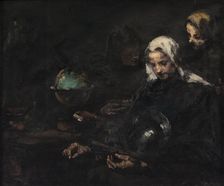 Chez l'antiquaire, c.1891. Creator: Theodule Ribot