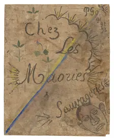 Chez les Maories: Sauvageries (At Home with the Maori: Savage Things), 1893. Creator: Paul Gauguin