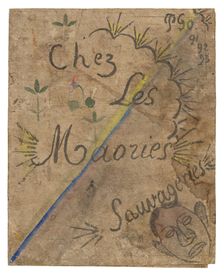 Chez les Maories: Sauvageries (At Home with the Maori: Savage Things), 1893. Creator: Paul Gauguin