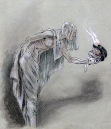 Chez les Passants c1850-1898. Artist: Felicien Joseph Victor Rops