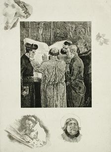 Chez les Trappistes, 1891. Creator: Félicien Rops
