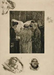 Chez les Trappistes, 1891. Creator: Félicien Rops