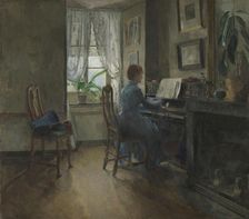 Chez moi, 1887. Creator: Harriet Backer