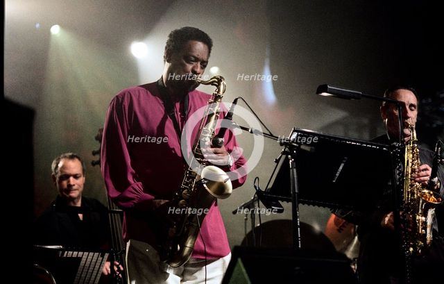 Chico Freeman, Alec Dankworth and Peter King, Brecon Jazz Festival, Powys, Wales, 2006. Artist: Brian O'Connor.