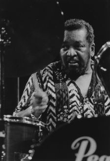 Chico Hamilton, North Sea Jazz Festival, Netherlands, 1989. Creator: Brian Foskett