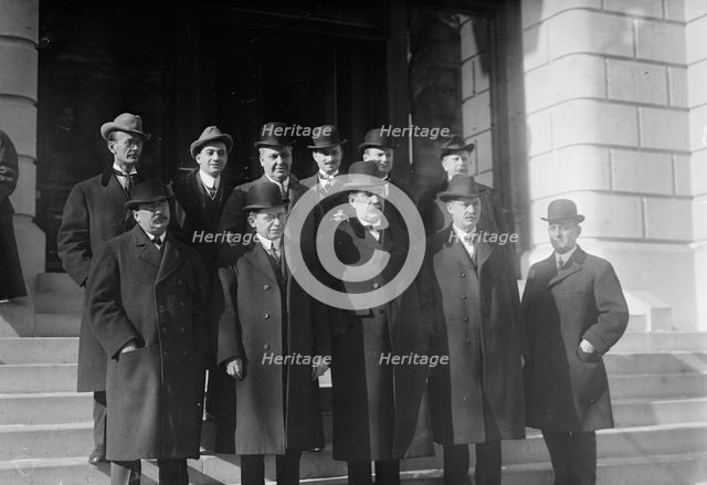 Chicago delegation at Dem. Nat'l Com'ee Meeting 1912, 1912. Creator: Bain News Service.