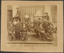 Chicago Fire Department, Amoskeag engine, 1875. Creator: Unknown