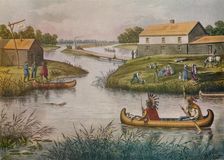 Chicago in 1833 c1930 (1933). Artist: Raoul Varin