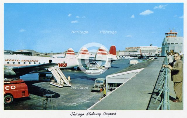Chicago Midway Airport, Illinois, USA, 1959. Artist: Unknown