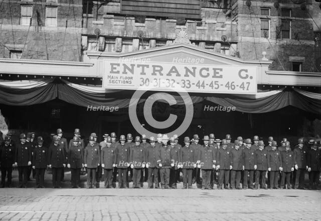 Chicago police at convention, 1912. Creator: Bain News Service.