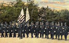 Chicago Police Department on parade, Chicago, Illinois, USA, 1910