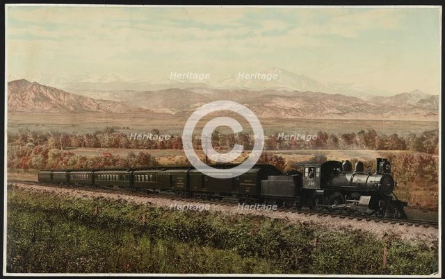 Chicago Special, Burlington Route, Colorado, c1900. Creator: William H. Jackson.