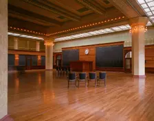 Chicago Stock Exchange Trading Room: Reconstruction at the Art Institute of Chicago, 1893/94. Creator: Adler & Sullivan