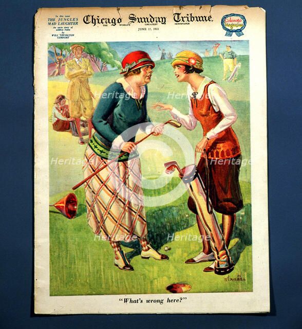 Chicago Sunday Tribune cover, July 1923. Artist: Unknown