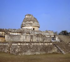 Chichen Itza, ruins in the main and ancient Mayan city, the Observatory