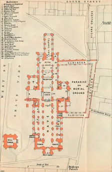 Chichester Cathedral c20th Century. Artist: John Bartholomew