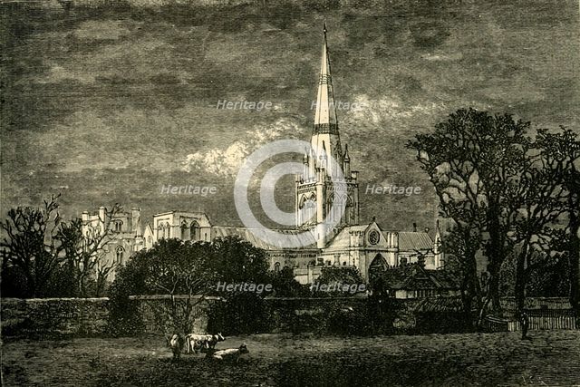 'Chichester Cathedral, From The South', 1898. Creator: Unknown.
