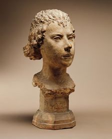 Chichio Haller, the artist's wife, 1920. Creator: Hermann Haller
